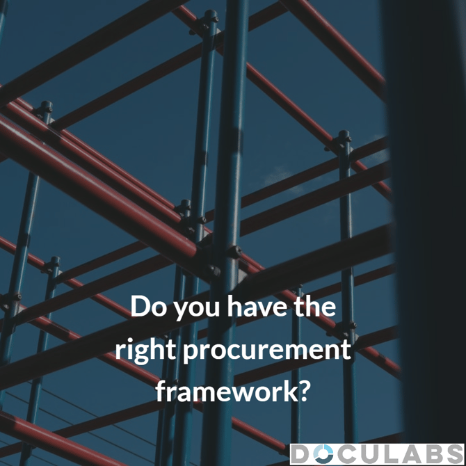 Do you have the right procurement framework